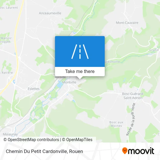 Chemin Du Petit Cardonville map