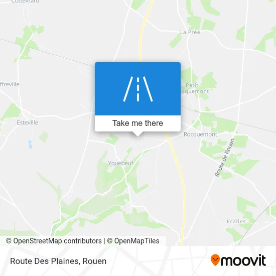 Route Des Plaines map