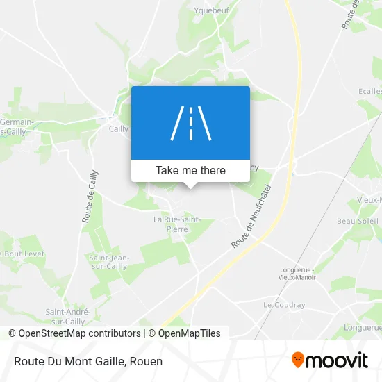 Route Du Mont Gaille map