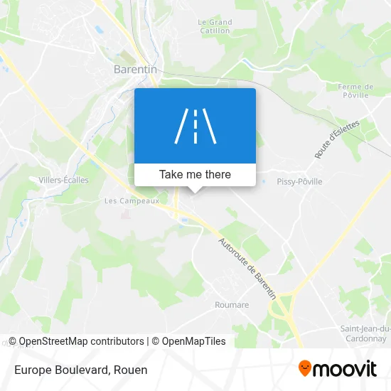 Boulevard De L'Europe map