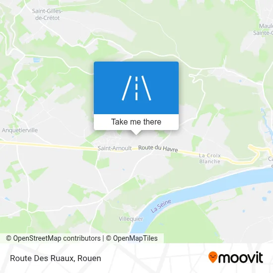 Route Des Ruaux map