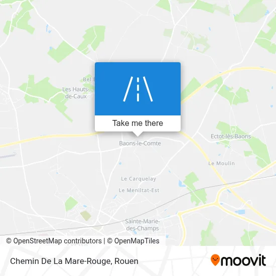 Chemin De La Mare-Rouge map