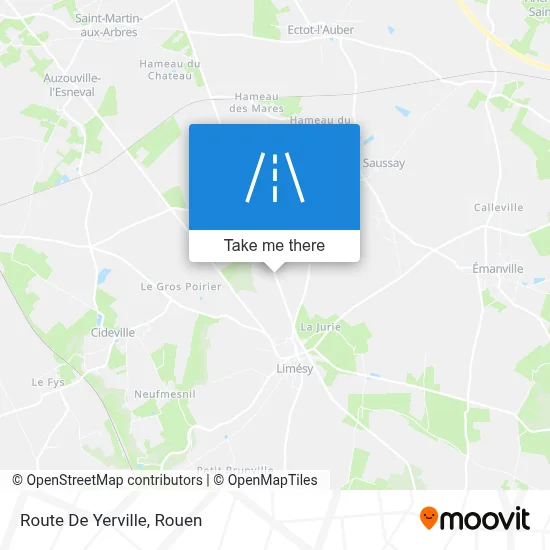 Route De Yerville map
