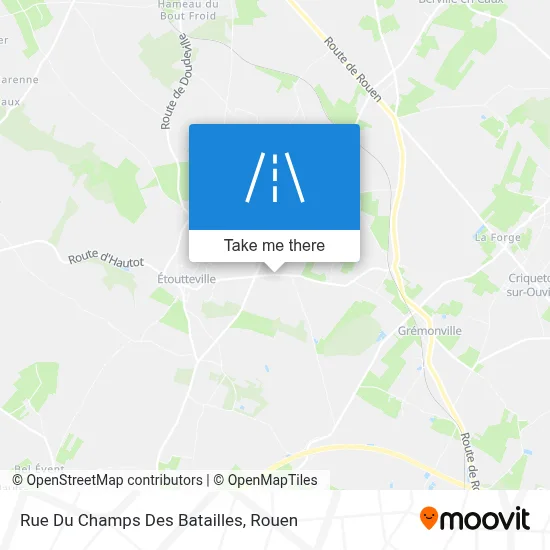 Rue Du Champs Des Batailles map