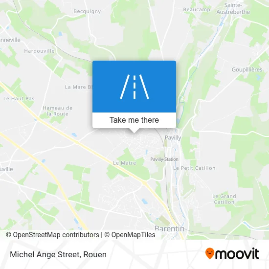 Rue Michel Ange map