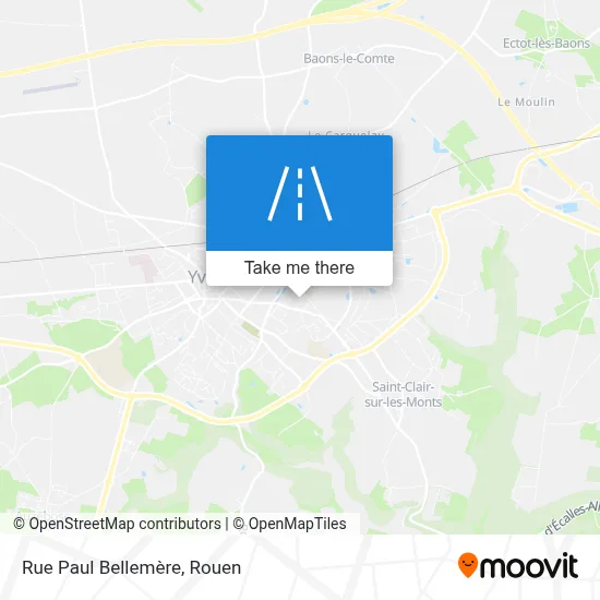 Mapa Rue Paul Bellemère