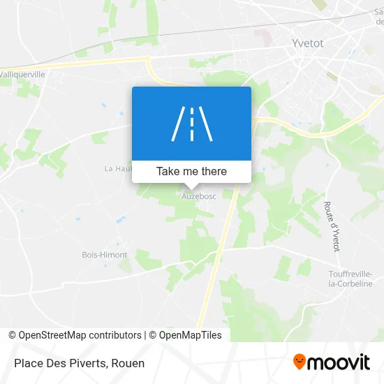Place Des Piverts map