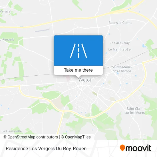 Résidence Les Vergers Du Roy map