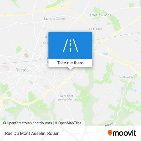 Rue Du Mont Asselin map