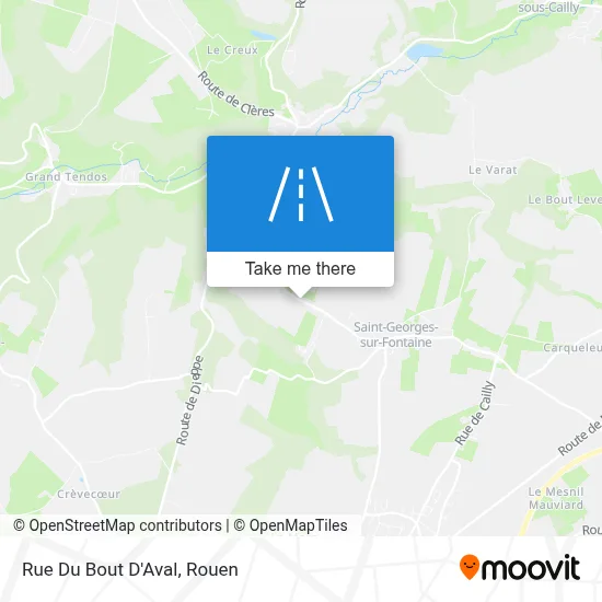 Rue Du Bout D'Aval map