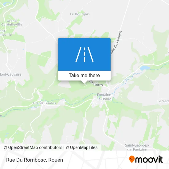 Rue Du Rombosc map