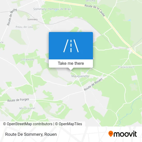 Route De Sommery map