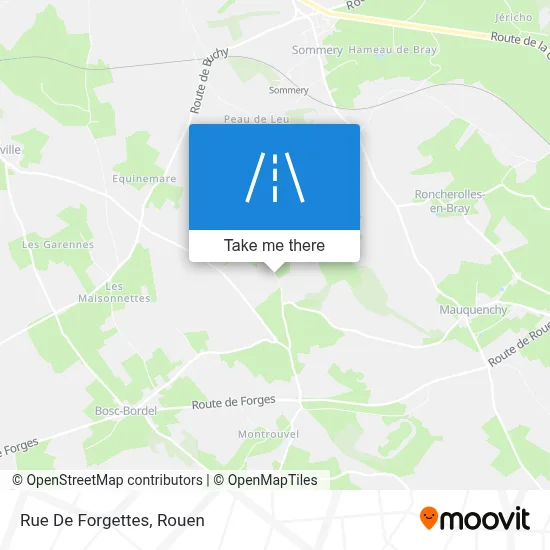Rue De Forgettes map