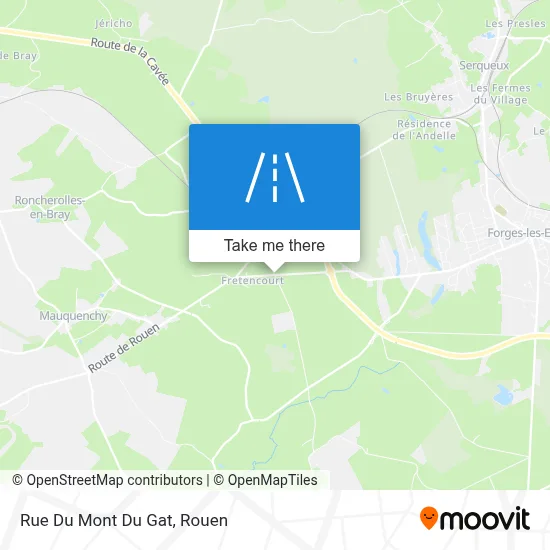 Rue Du Mont Du Gat map
