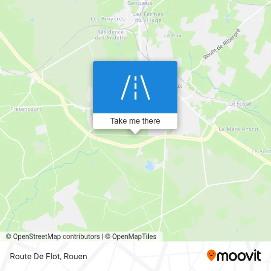 Route De Flot map