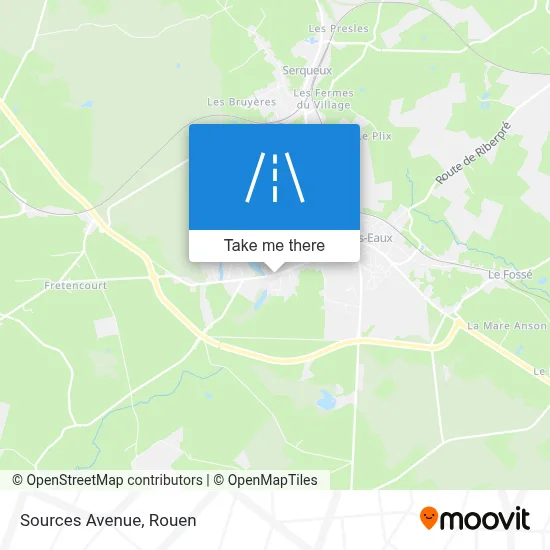 Avenue Des Sources map