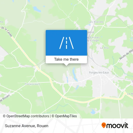 Avenue Suzanne map