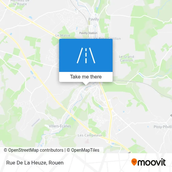 Rue De La Heuze map