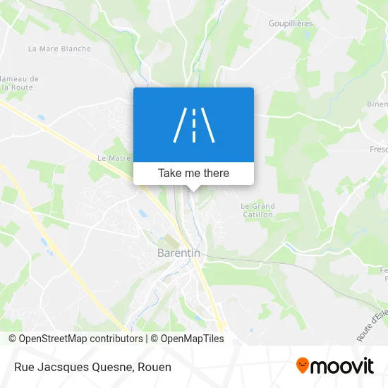 Rue Jacsques Quesne map