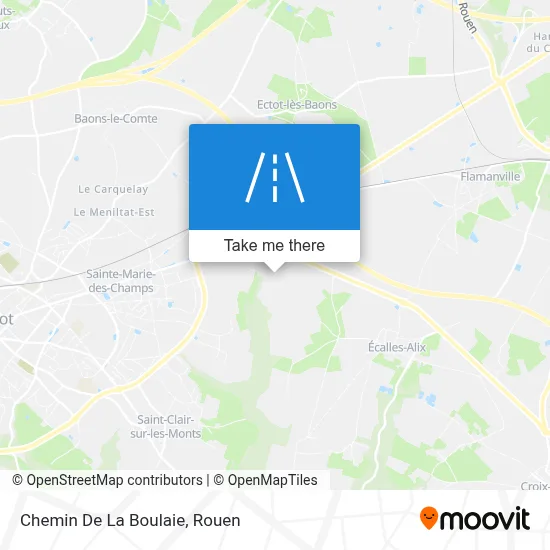 Chemin De La Boulaie map