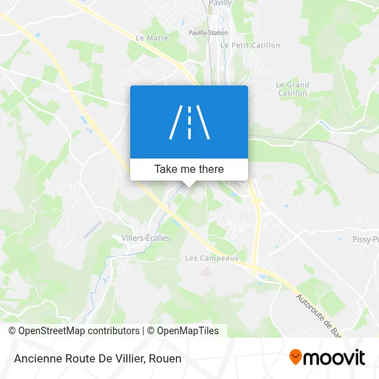 Ancienne Route De Villier map