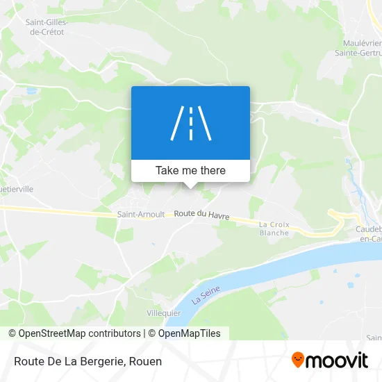 Route De La Bergerie map