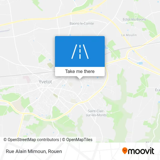 Rue Alain Mimoun map