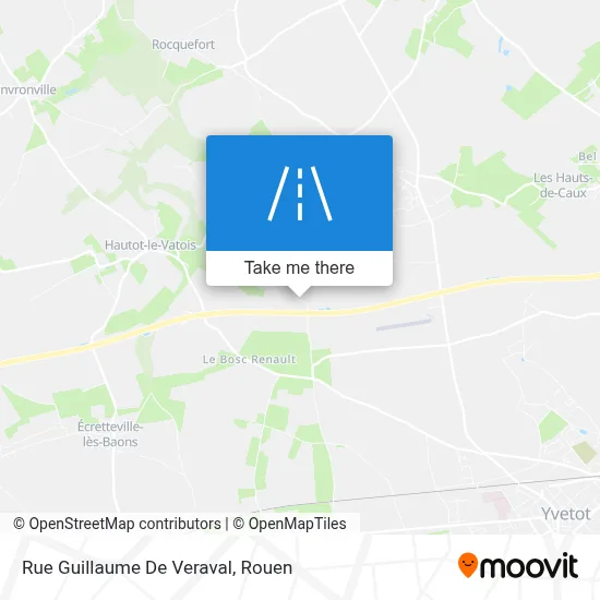 Rue Guillaume De Veraval map