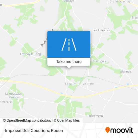 Impasse Des Coudriers map