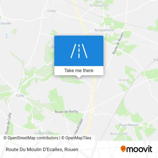Route Du Moulin D'Ecalles map