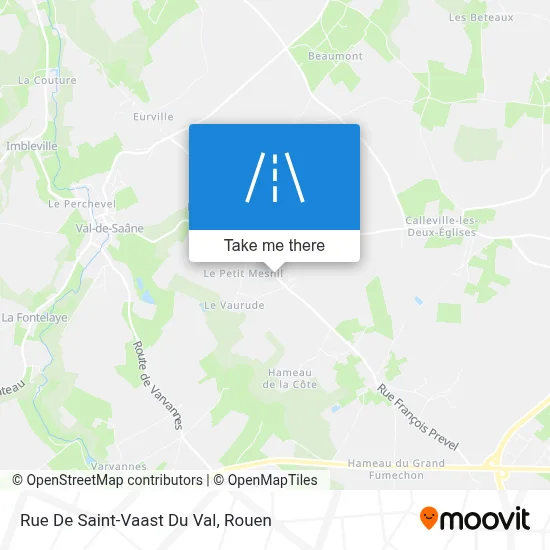 Rue De Saint-Vaast Du Val map