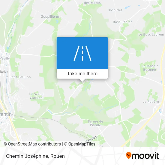 Chemin Joséphine map