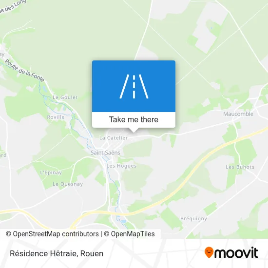 Résidence Hêtraie map