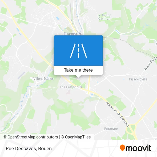 Mapa Rue Descaves