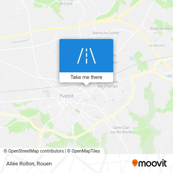 Allée Rollon map