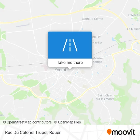 Rue Du Colonel Trupel map