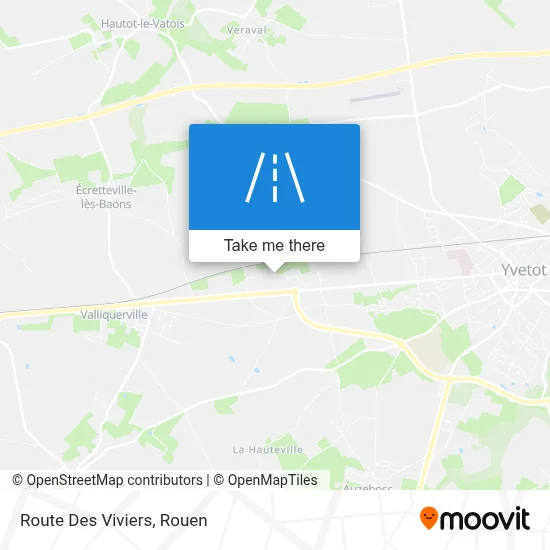 Route Des Viviers map