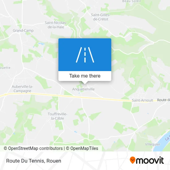 Route Du Tennis map