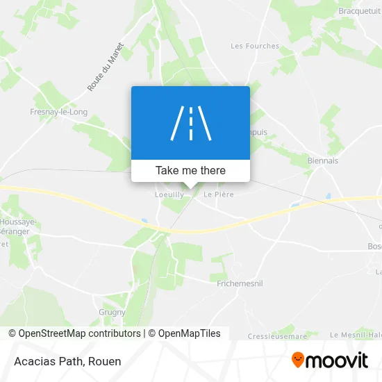 Chemin Des Acacias map