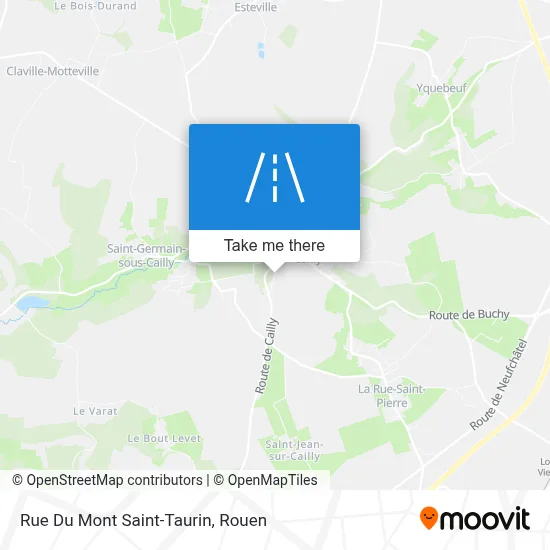 Mapa Rue Du Mont Saint-Taurin