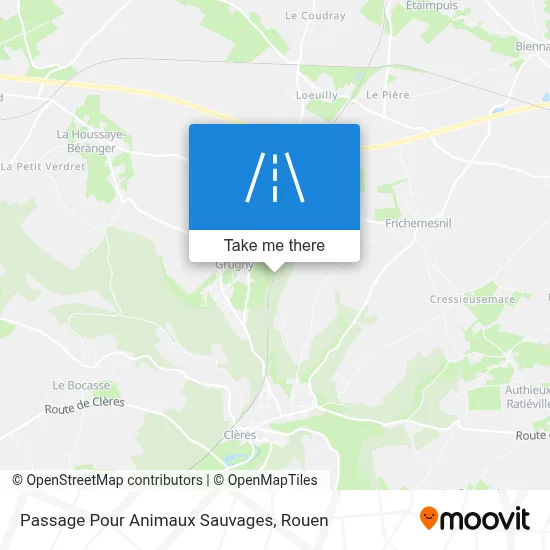 Passage Pour Animaux Sauvages map