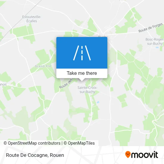 Route De Cocagne map