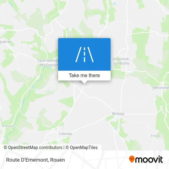 Route D'Ernemont map
