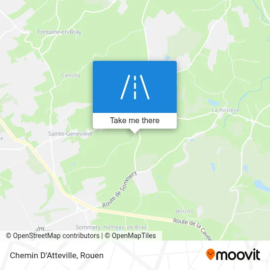 Chemin D'Atteville map