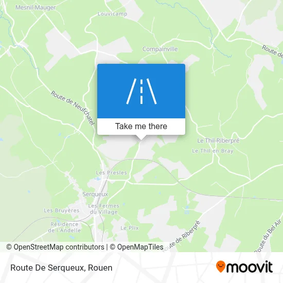 Route De Serqueux map