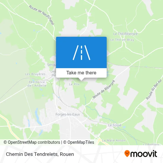 Chemin Des Tendrelets map