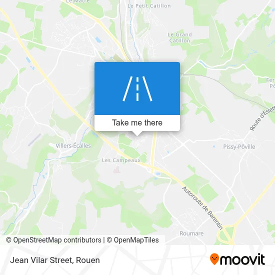Rue Jean Vilar map