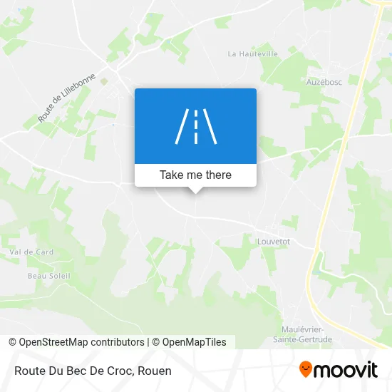 Route Du Bec De Croc map