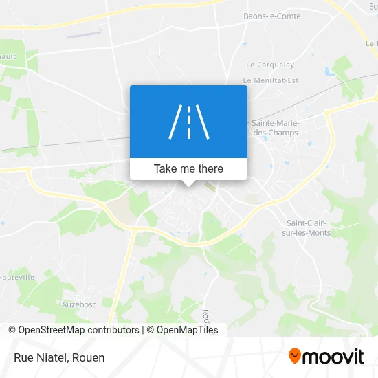 Mapa Rue Niatel