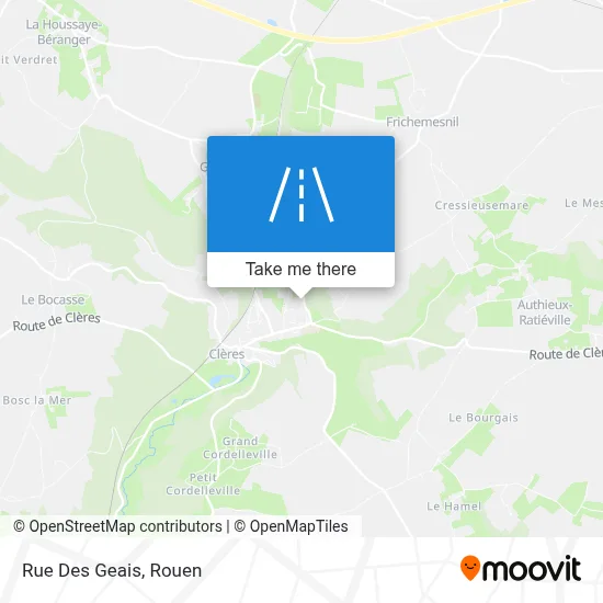 Rue Des Geais map